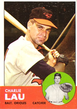 1963 Topps Baseball Cards      041      Charley Lau